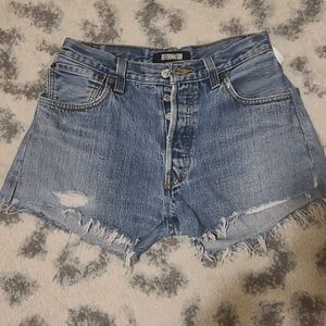 Reformation cut-off Jean shorts